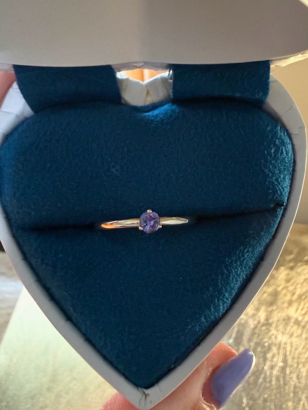 The Last Line jewelry SOLITAIRE TANZANITE RING
14K YELLOW GOLD / TANZANITE 7
